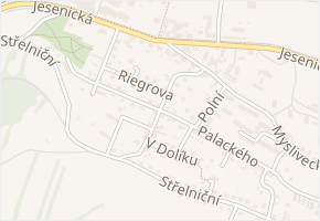 Palackého v obci Vrbno pod Pradědem - mapa ulice