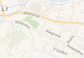 Riegrova v obci Vrbno pod Pradědem - mapa ulice