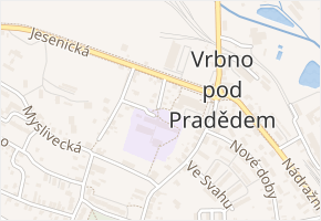Školní v obci Vrbno pod Pradědem - mapa ulice