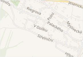 V Dolíku v obci Vrbno pod Pradědem - mapa ulice