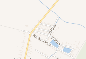Družstevní v obci Vrbová Lhota - mapa ulice