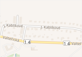 J. Kablíkové v obci Vrchlabí - mapa ulice