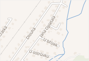 Jana Opletala v obci Vrchlabí - mapa ulice