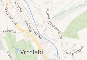 Jos. Šíra v obci Vrchlabí - mapa ulice