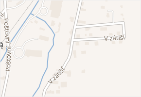 V zátiší v obci Vrchlabí - mapa ulice
