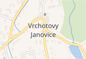 Vrchotovy Janovice v obci Vrchotovy Janovice - mapa části obce