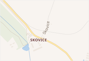 Skovice v obci Vrdy - mapa ulice