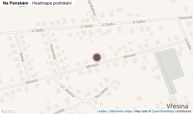 Mapa Na Panském - Firmy v ulici.