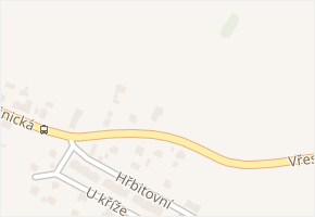 Mešnická v obci Vřesina - mapa ulice
