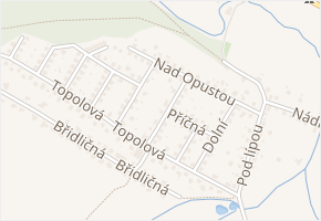 Msgr. Tomáška v obci Vřesina - mapa ulice