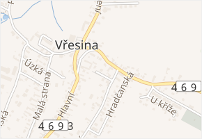 Prostorná v obci Vřesina - mapa ulice