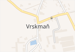 Vrskmaň v obci Vrskmaň - mapa části obce