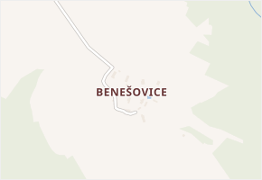 Benešovice v obci Všelibice - mapa části obce