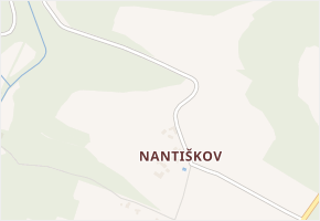 Nantiškov v obci Všelibice - mapa části obce