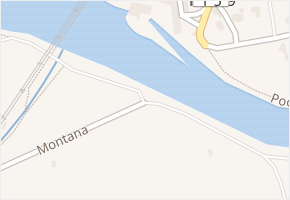 Montana v obci Všenory - mapa ulice