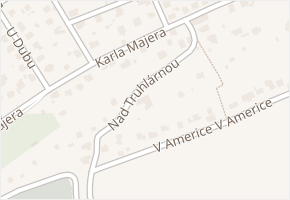 Nad Truhlárnou v obci Všenory - mapa ulice