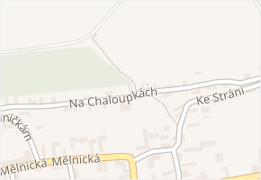 Na Chaloupkách v obci Všetaty - mapa ulice