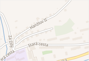 Hanžlov I v obci Vsetín - mapa ulice