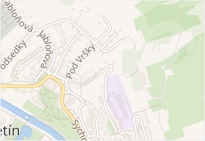 Hluboká Cesta v obci Vsetín - mapa ulice