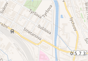 Na Kamencoch v obci Vsetín - mapa ulice