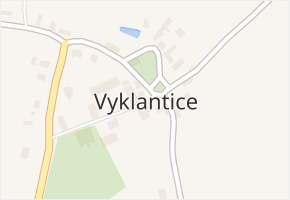 Staré Vyklantice v obci Vyklantice - mapa části obce
