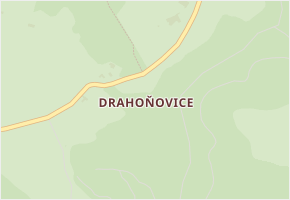 Drahoňovice v obci Vyskeř - mapa části obce