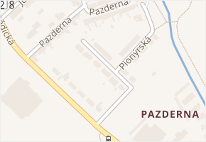 Antonína Zápotockého v obci Vyškov - mapa ulice