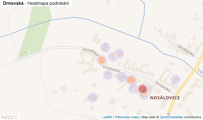Mapa Drnovská - Firmy v ulici.