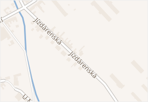 Jízdárenská v obci Vyškov - mapa ulice
