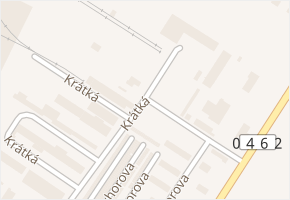 Krátká v obci Vyškov - mapa ulice