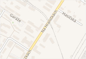 Na Hraničkách v obci Vyškov - mapa ulice