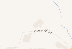 Pustiměřská v obci Vyškov - mapa ulice