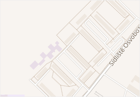 Sídliště Osvobození v obci Vyškov - mapa ulice