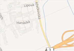 Slunečná v obci Vyškov - mapa ulice