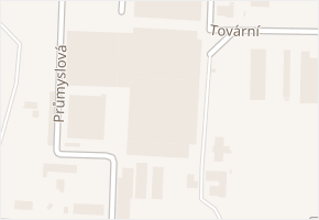 Tovární v obci Vyškov - mapa ulice