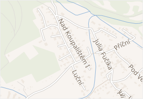 Nad Koupalištěm I v obci Vysoká Pec - mapa ulice