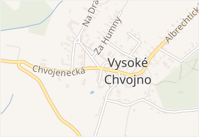 Soběslavova v obci Vysoké Chvojno - mapa ulice