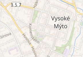 Andělská v obci Vysoké Mýto - mapa ulice