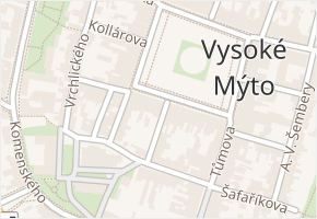 B. Němcové v obci Vysoké Mýto - mapa ulice