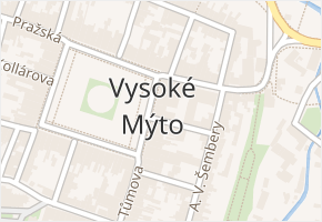 B. Smetany v obci Vysoké Mýto - mapa ulice