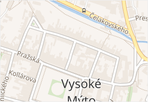 Bří Škorpilů v obci Vysoké Mýto - mapa ulice