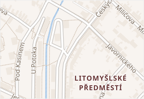 Českých bratří v obci Vysoké Mýto - mapa ulice