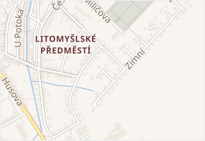 Jarní v obci Vysoké Mýto - mapa ulice