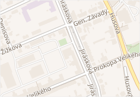 Jiráskova v obci Vysoké Mýto - mapa ulice