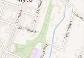 Jungmannovy sady v obci Vysoké Mýto - mapa ulice