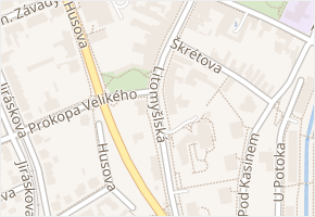 Litomyšlská v obci Vysoké Mýto - mapa ulice
