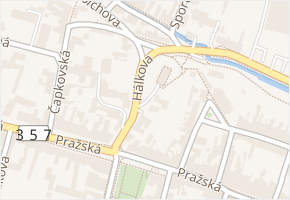 Masarykovy sady v obci Vysoké Mýto - mapa ulice
