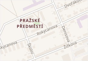 Rokycanova v obci Vysoké Mýto - mapa ulice