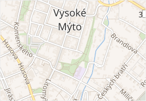 Šafaříkova v obci Vysoké Mýto - mapa ulice