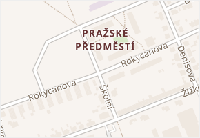 Školní v obci Vysoké Mýto - mapa ulice